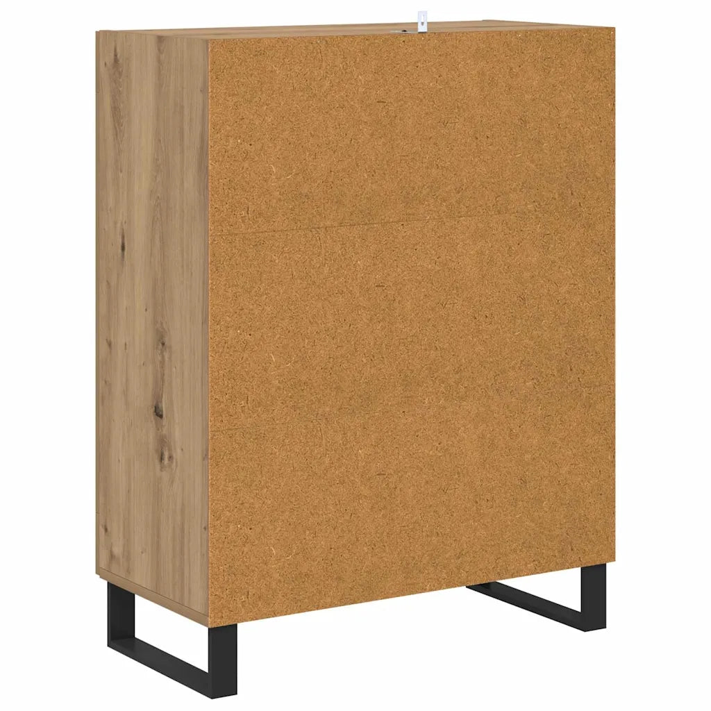 Credenza Rovere artigianale 69,5 x 34 x 90 cm Legno multistrato