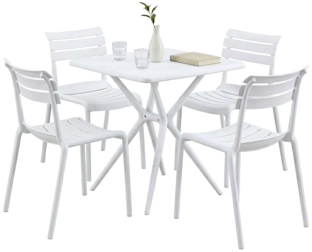 Set di mobili da giardino Vela con 4 sedie 2