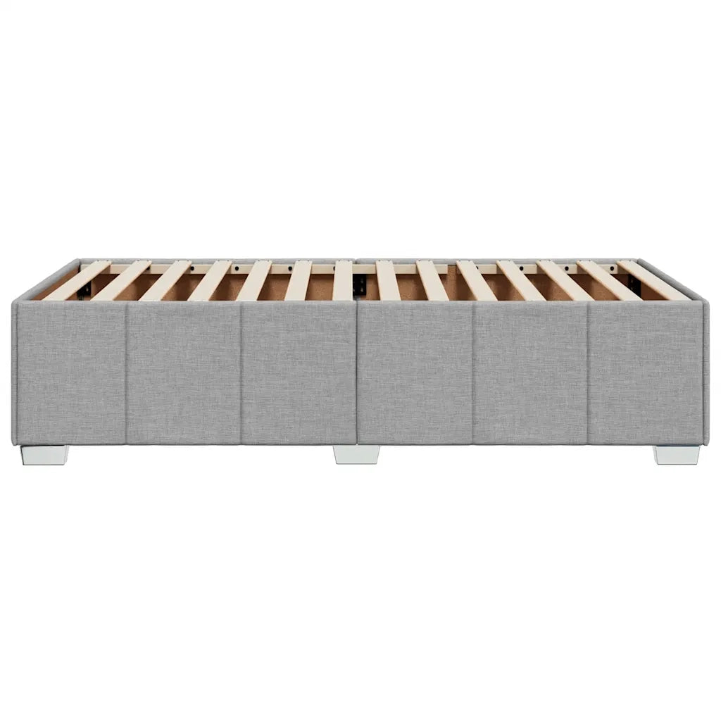 Giroletto senza Materasso Grigio Chiaro 100x200 cm Tessuto
