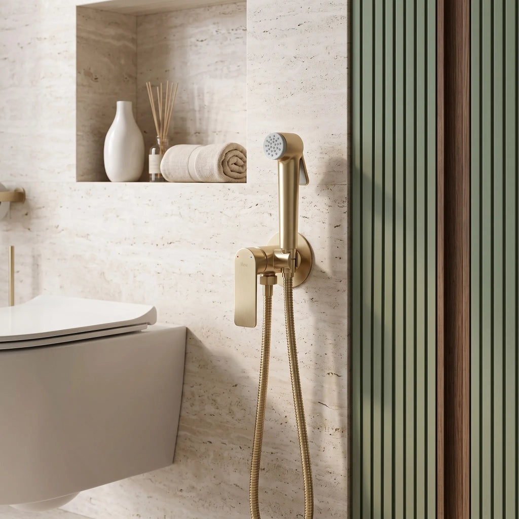 Miscelatore Bidet Rea Storm Oro Spazzolato