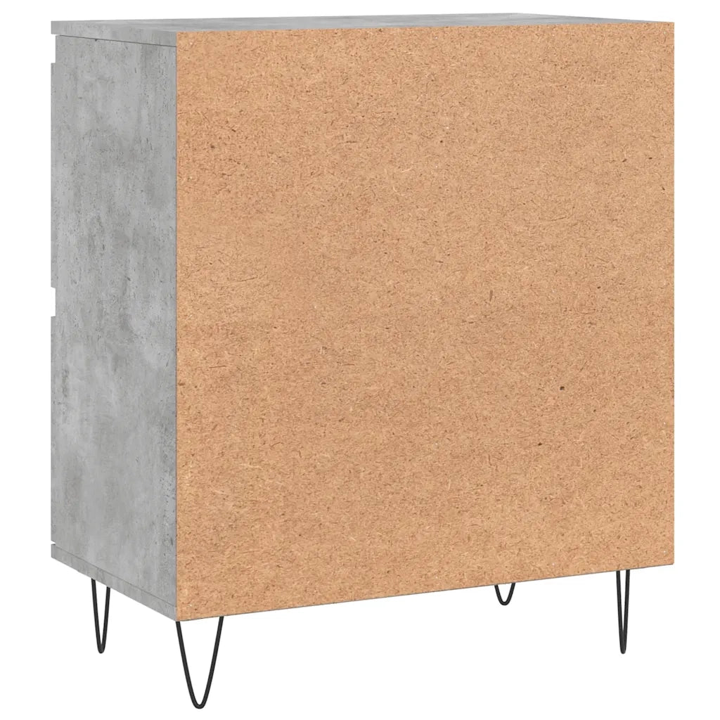 Credenza-Buffet-Armadio da cucina Grigio Cemento 60x35x70 cm in Legno Multistrato 626176
