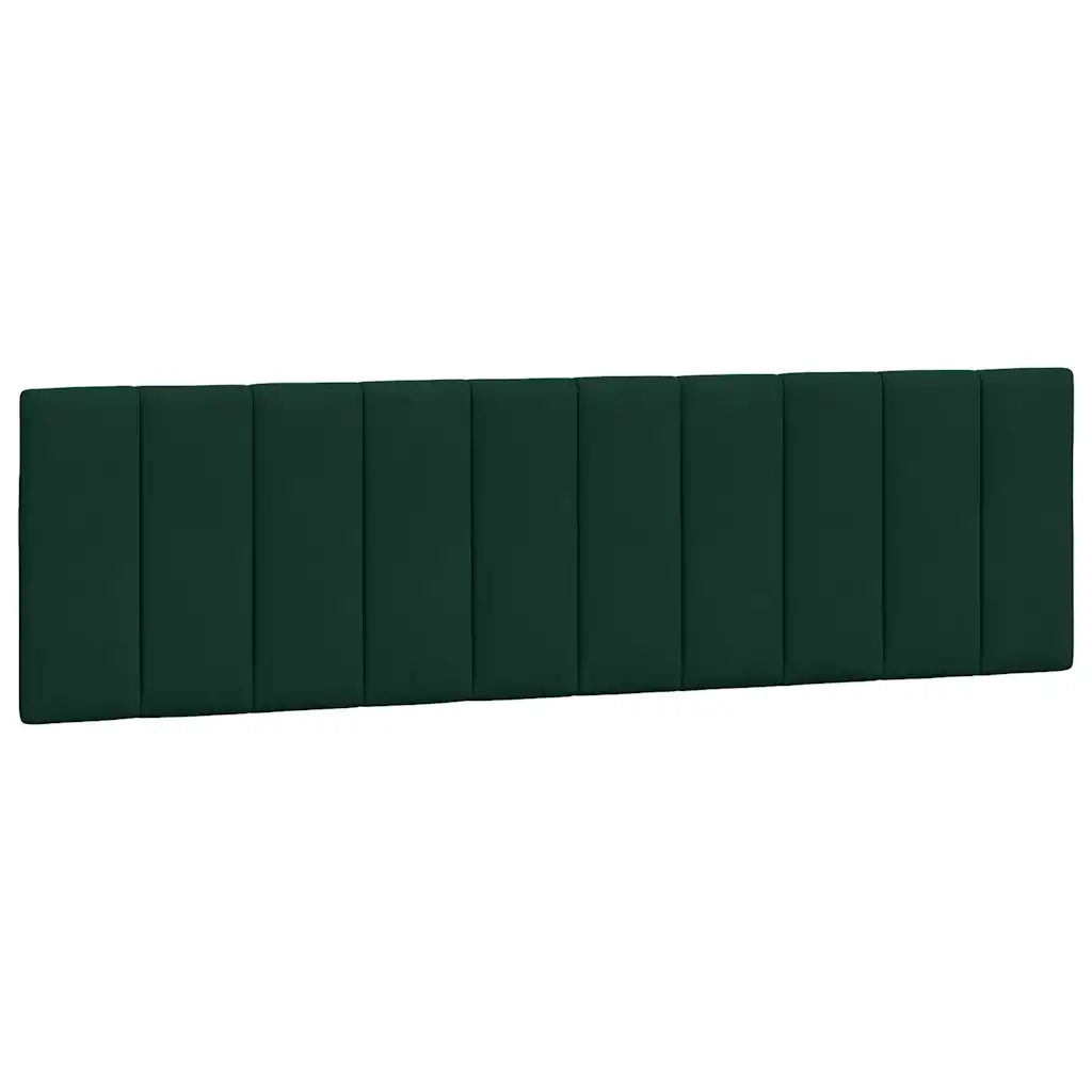 Giroletto con Luci LED Verde Scuro 180x200 cm in Velluto