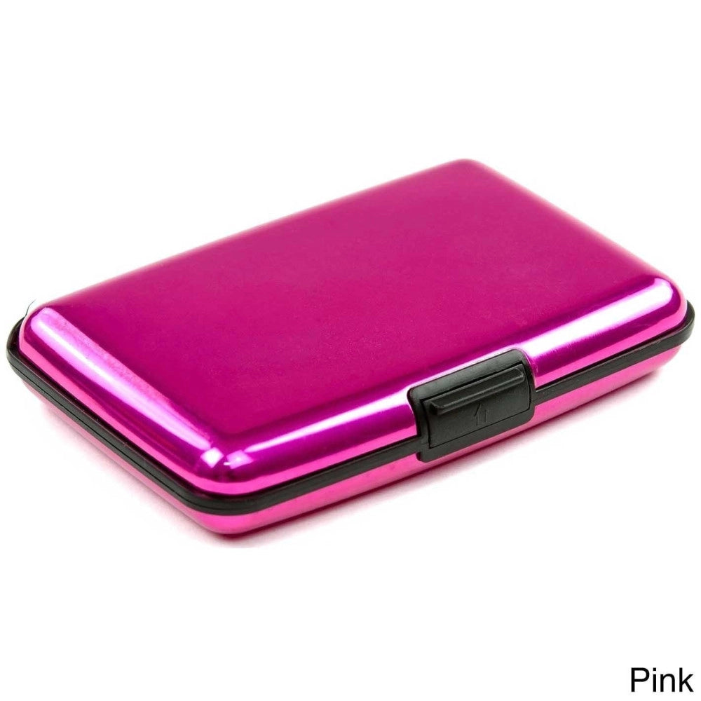 Trade Shop - Batteria Esterna Power Bank 2 In 1 Porta Carte Di Credito Tessera In Alluminio -