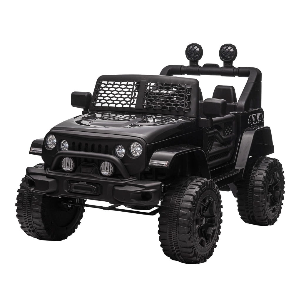 Auto elettrica per bambini 12V con telecomando ¨C zephmum ¨C nero