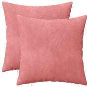 Cuscino con cuscino HEERLEN 2 pz Rosa Velluto 924505