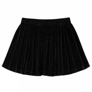 Gonna Plissettata da Bambina con Lurex Nero 128 CFW2626982