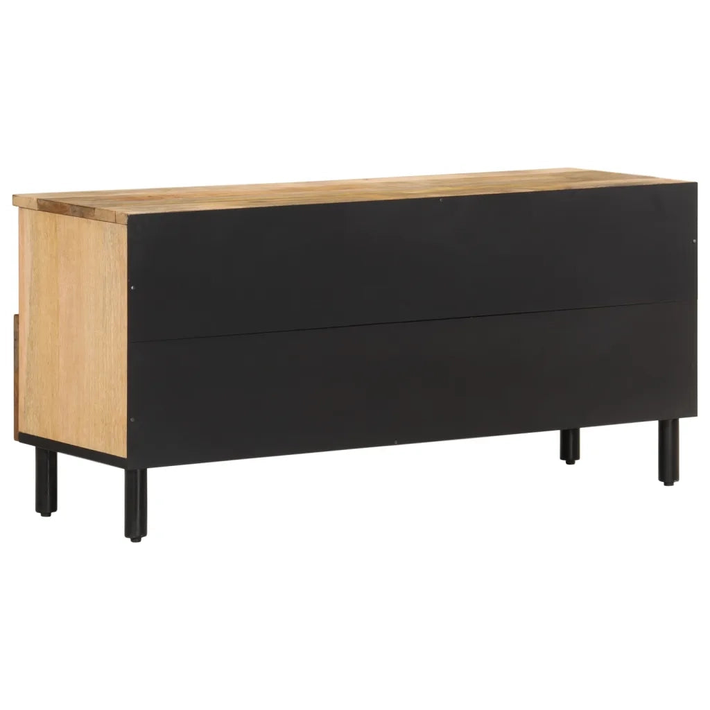 Mobile Porta TV 100x33x46 cm in Legno Massello di Mango 358230