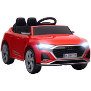 Auto Elettrica per Bambini Audi Q8 e-tron Sportback ¨C zephmum ¨C Rosso con Telecomando