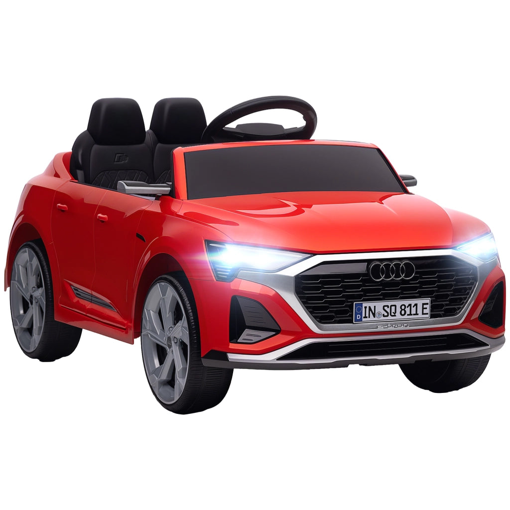 Auto Elettrica per Bambini Audi Q8 e-tron Sportback ¨C zephmum ¨C Rosso con Telecomando