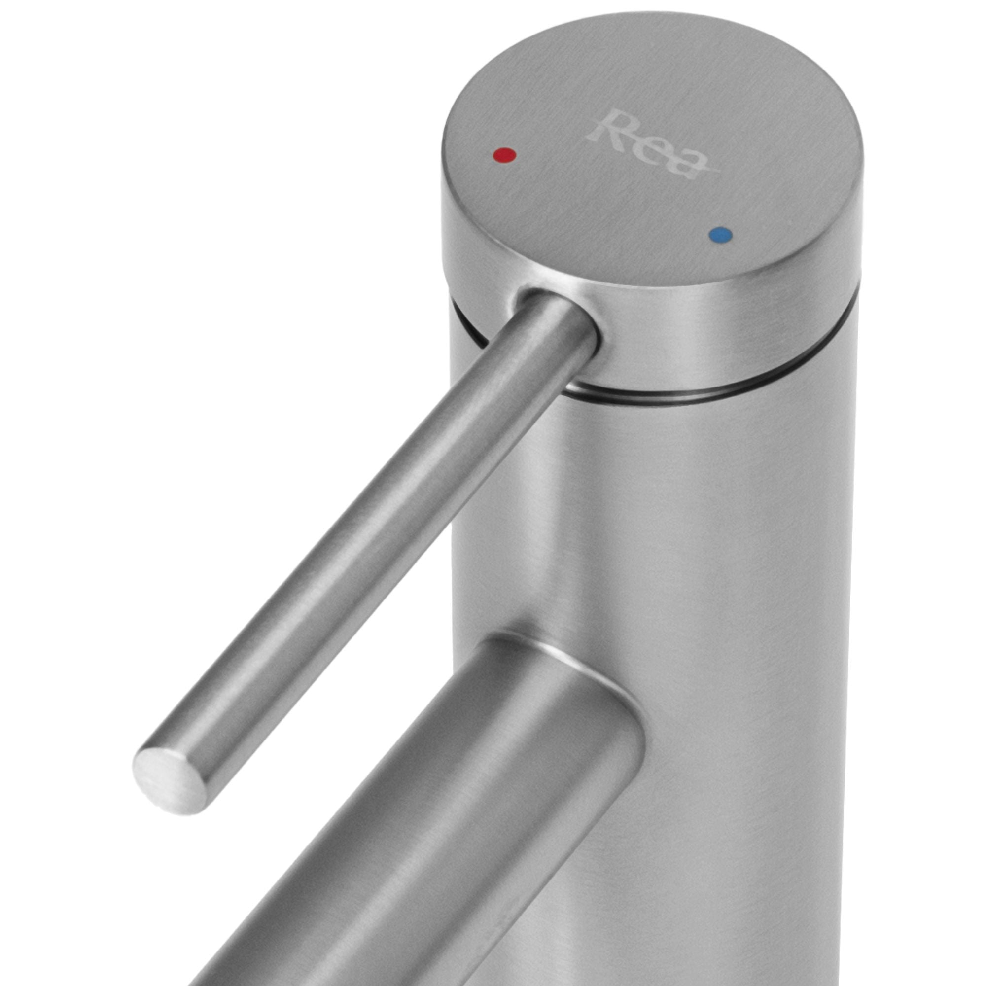 Rubinetto Da Lavabo Rea Foss Nickel Brush Low