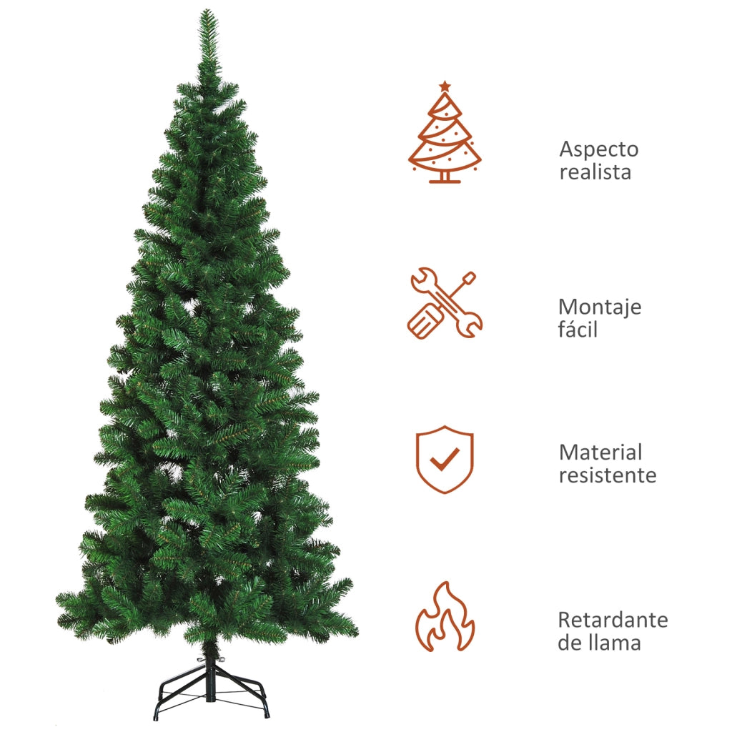 Albero di Natale Artificiale ¨C zephmum ¨C Verde 210 cm 631 Punte