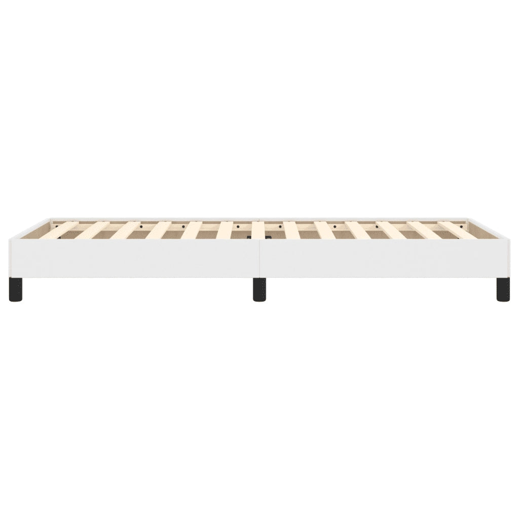 Giroletto-Struttura Letto Bianco 100x200 cm in Similpelle 740926