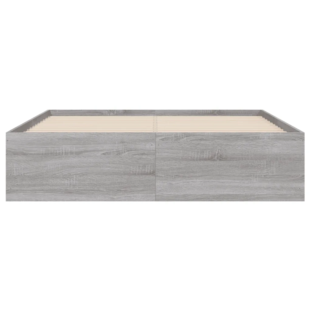 Giroletto Cassetti Grigio Sonoma 135x190 cm Legno Multistrato 3207313