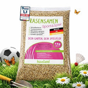 Seme di erba da giardinaggio - 1 kg - Erba da riempimento - Erba per bambini - Resistente alla siccità - Duraturo - Robusto per uso intensivo - Seme di erba da giardino