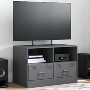 Mobile TV-Credenza TV-Console TV Antracite 67x39x44 cm in Acciaio 874658