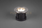 BELAJA FARO SEGNAPASSI INCASSO CARRABILE LED DA ESTERNO TONDO ACCIAIO SATINATO MAX 2.000KG IP65 D.17CM 3000k 900lm 8W