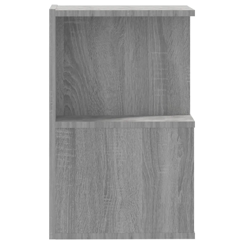 Comodino-Tavolino da notte Grigio Sonoma 35x35x55 cm in Legno Multistrato
