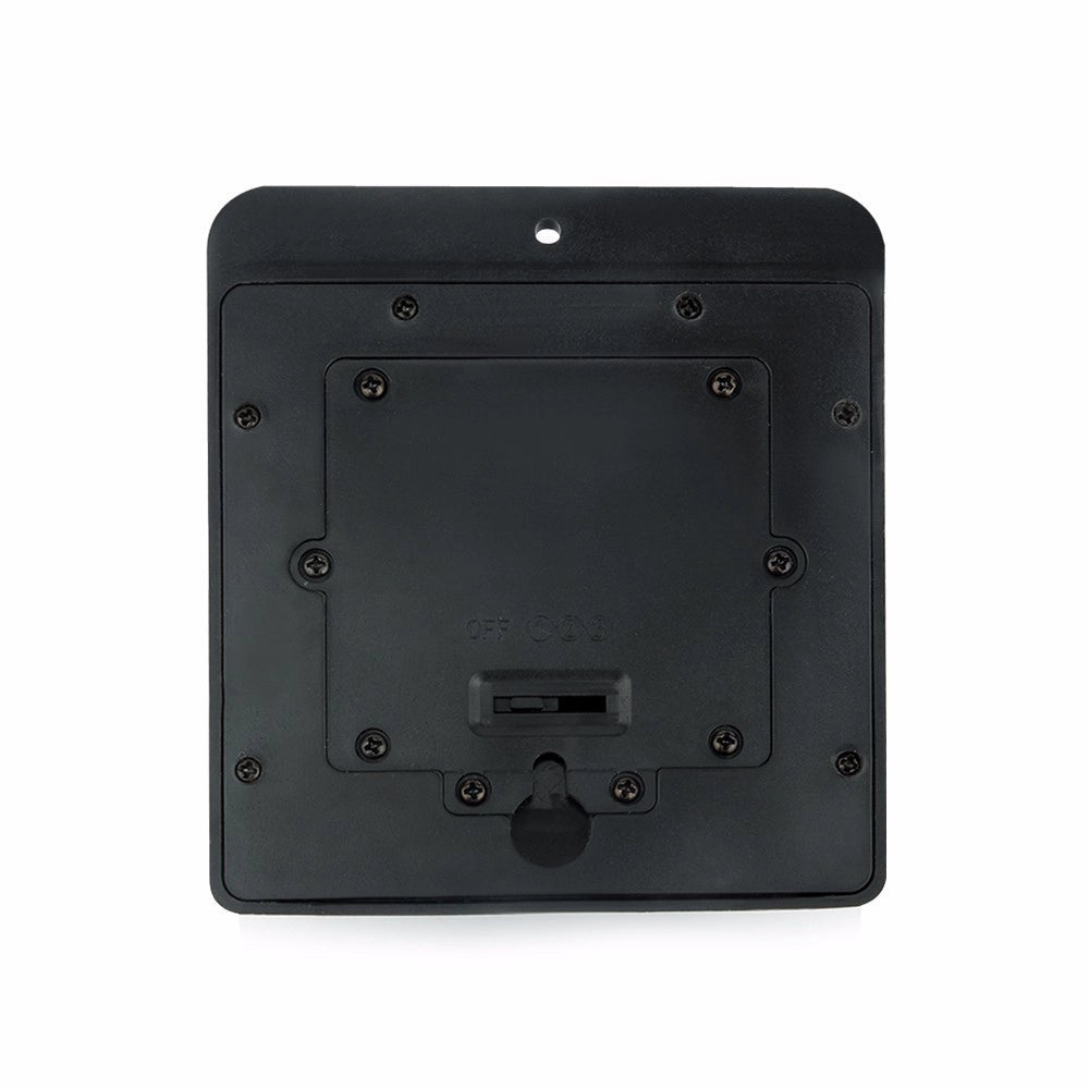 Trade Shop - Faro 8 Led Con Pannello Solare Ricaricabile E Sensore Di Movimento Per Esterno -