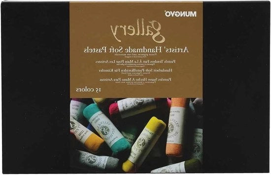 Set di pastelli morbidi artistici a mano fatto - 15 pastelli morbidi - qualità artistica - consistenza soffice