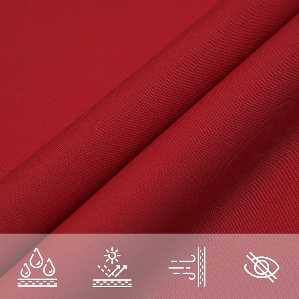 Parasole a Vela Oxford Rettangolare 2x3 m Rosso