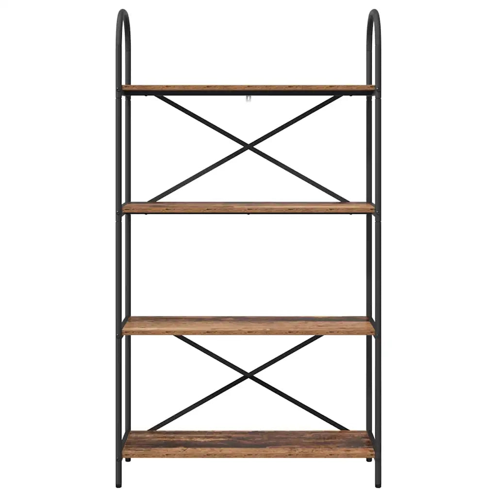 Libreria-Scaffale per Libri-Mobile di Stoccaggio Legno vecchio 80 x 30 x 146 cm Legno multistrato 311050