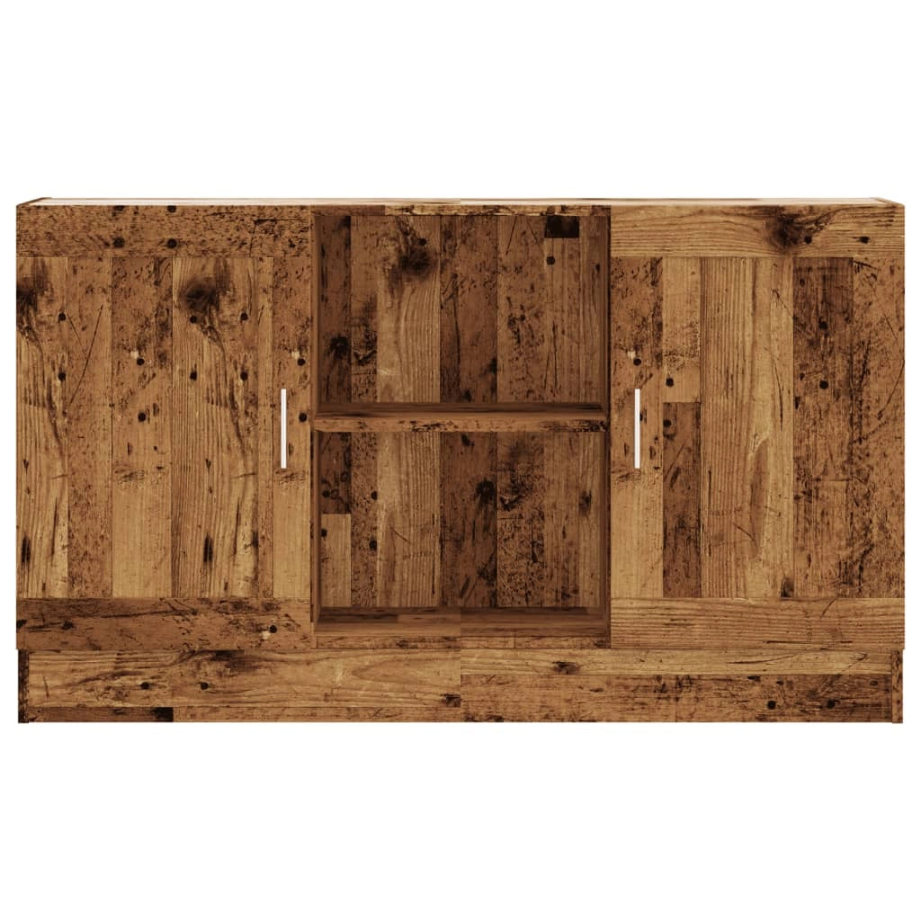 Buffet credenza cassettiera armadio mobile contenitore organizer cucina soggiorno salotto legno vecchio 120 x 30,5 x 70 cm legno ingegnerizzato marrone 02_0036599