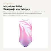 Kit di ginnastica per bambine - Abbigliamento da balletto - Leggero - Velocemente asciugante - Rosa 150 per bambine di 12-14 anni