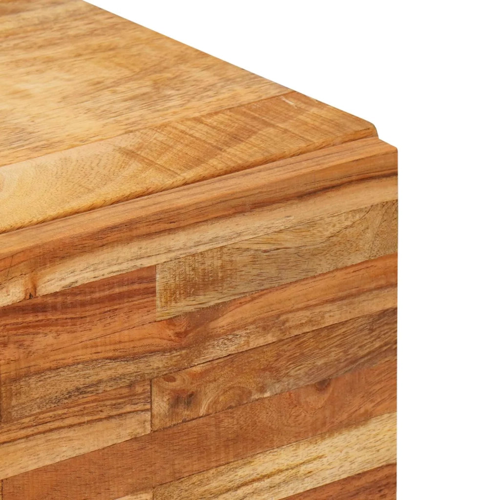 Mobile laterale | Tavolo laterale | Tavolino Marrone 90 x 33 x 75 cm Legno di mango massello