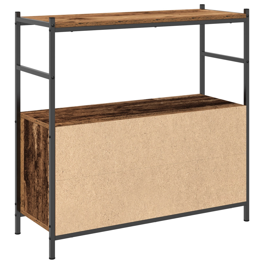 Mobile libreria  in rovere affumicato 80x30x78,5 cm in legno ingegnerizzato