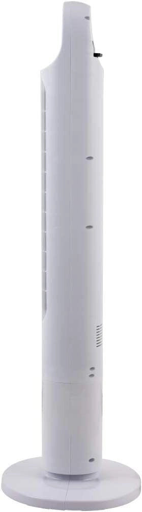 Ardes AR5T1000 Ventilatore a Torre Alta 100cm con Telecomando Timer e 3 Velocita' Oscillazione Automatica Bianco