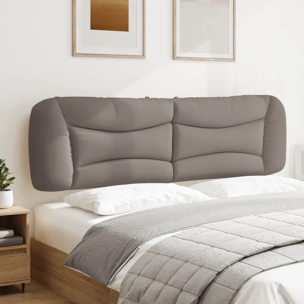 Cuscino Testiera Hvar Tortora 180 cm in Tessuto 374604