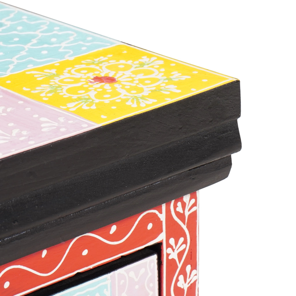Armadietti da notte 2 pz 40x30x28 cm Legno Massello Mango & Legno Ingegnerizzato