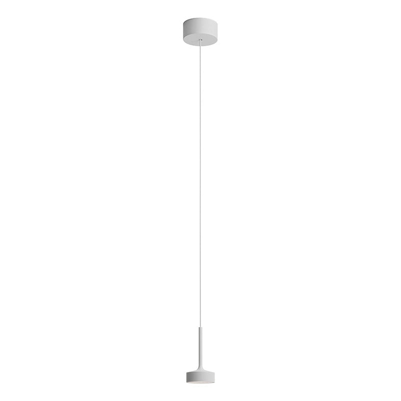 Hole Sospensione LED 7W 38° 3000K CRI90 in Alluminio Bianco/Bianco, Lampada a sospensione per illuminazione d'accento - Rossini Group