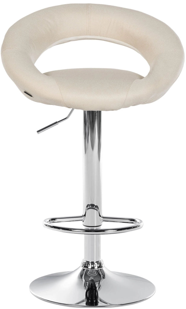 Barhocker Olinda Stoff chrom