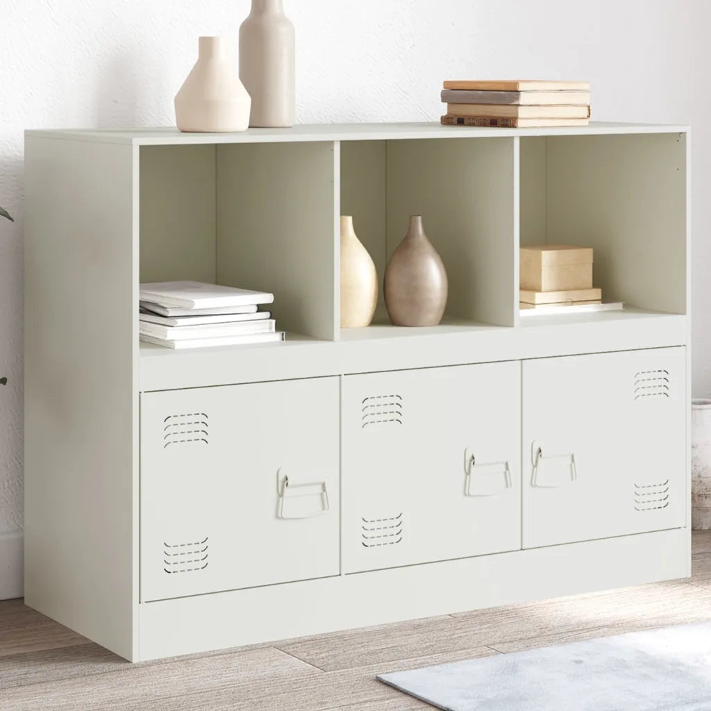 Credenza-Buffet-Armadio da cucina Rosa 99x39x73 cm in Acciaio 706746