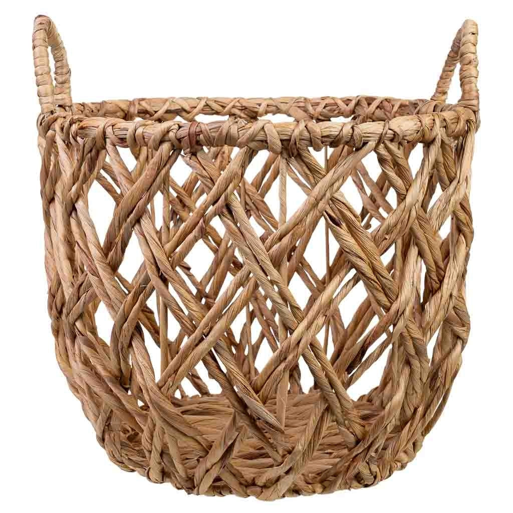 Cesto in fibra naturale marrone D40x33/23