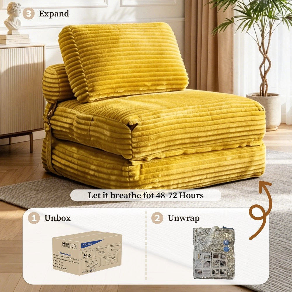 Poltrona Letto Pieghevole ¨C MINIMAL ¨C Futon Convertibile per Soggiorno e Camera