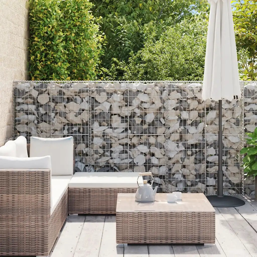 Gabbione in Rete in Acciaio Zincato 300x30x100 cm 142537