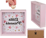 Spazzatura con cassettiera in legno, ca. 20 x 20 cm - rosa.