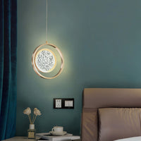 Lampadario A Sospensione In Cristallo Lhj106-1cp Light Rose Gold