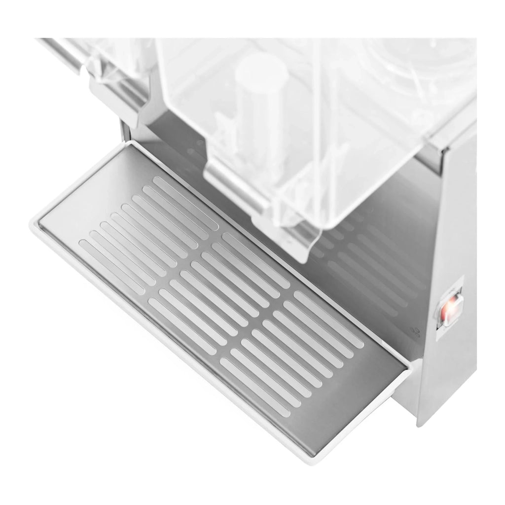 Distributore di bevande refrigerato 2 x 10 litri fontana di succhi con rubinetto (capacità: 2 x 10 litri potenza: 290 watt funzioni: refrigerazione agitazione) 14_0005302