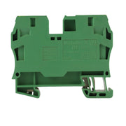 Morsetto passante terra 10mmq 1 piano 2 conduttori Weidmuller