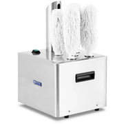 Lucidatrice per vetri a 5 rulli 1320 watt 330 bicchieri/h acciaio inox alluminio argento 14_0009576