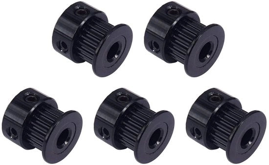 Kit di trasmissione per 3D Printer - Puleggia GT2 - Larghezza 6mm - Denti 20 - Buco interno 5mm