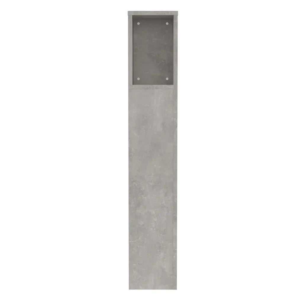 Testiera con Scomparti Grigio Cemento 100x18,5x104,5cm