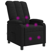 Poltrona Massaggiante Nero Tessuto 42034971
