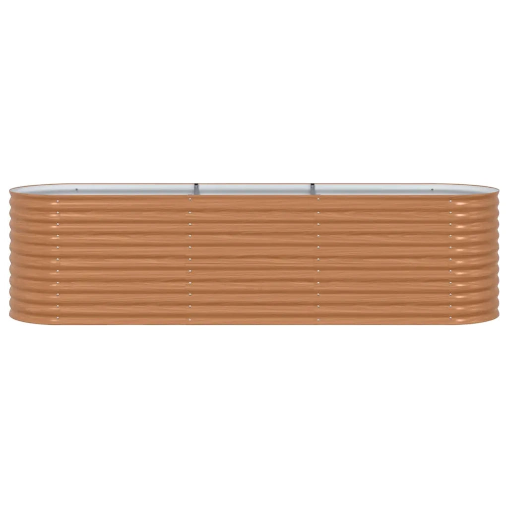 Letto Rialzato Marrone 320 x 80 x 81 cm Acciaio