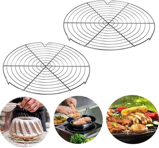 Rond Koelrek per Torta, Torta, 2 Pezzi, 30 cm