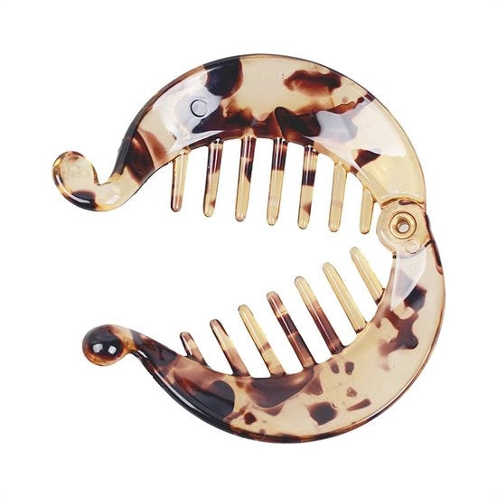 Due pezzi di clip per capelli per volume - houder a forma di coda di cavallo - chiusura robusta - adatto per capelli spessi - fermacapelli per capelli