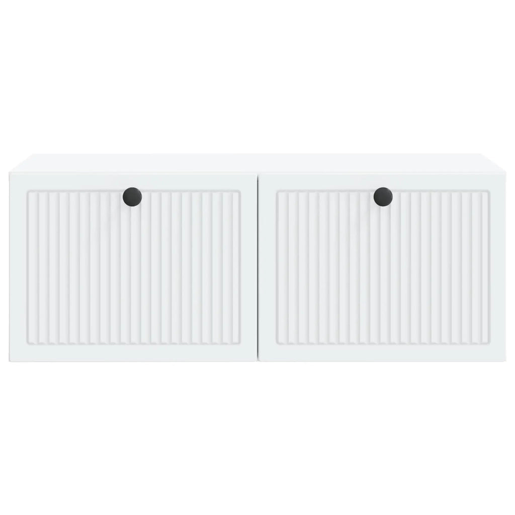 Mobile Porta TV da Muro Bianco 78,5 x 41 x 30 cm 898005
